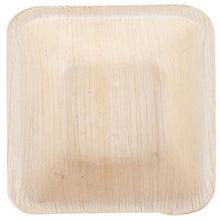 Load image into Gallery viewer, Palm Leaf Deep Square Bowls 5" Inch (50/100/200 bowls) - Green EcoTopia