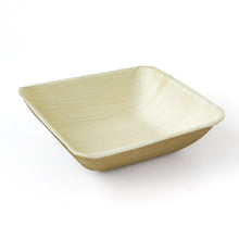 Load image into Gallery viewer, Palm Leaf Deep Square Bowls 5" Inch (50/100/200 bowls) - Green EcoTopia
