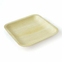 Load image into Gallery viewer, Palm Leaf Plates Square 8" Inch (Set of 100/50/25) - Green EcoTopia
