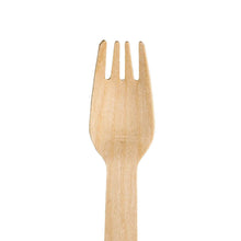 Load image into Gallery viewer, Wooden Disposable Forks ( 100 count) - Green EcoTopia