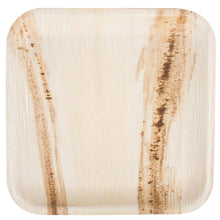 Load image into Gallery viewer, Palm Leaf Plates Square 10&quot; Inch (Set of 25/50/100) - Green EcoTopia
